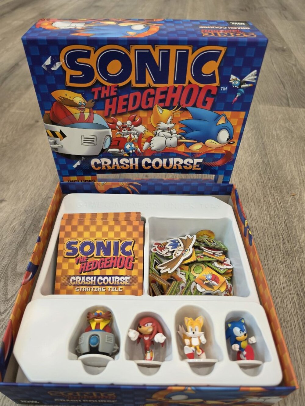 Sonic The Hedgehog Crash Course Board Game 2-4 Players Ages 8+ IDW Sega Complete